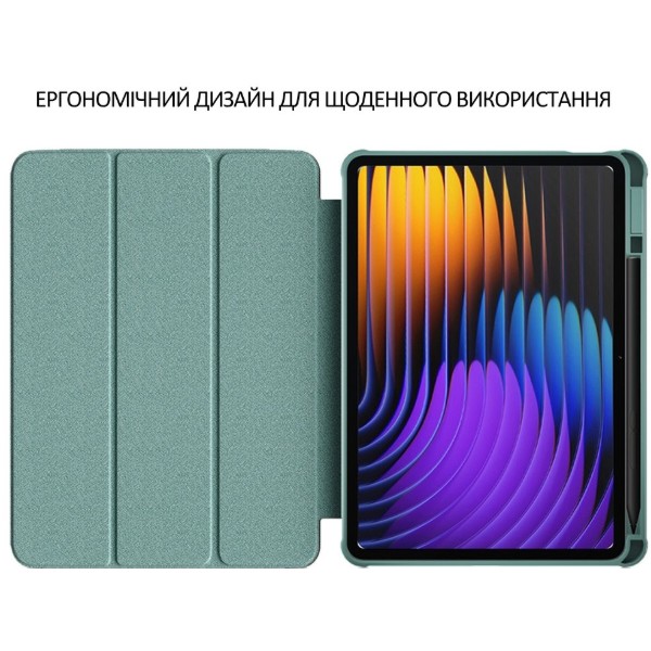 Фото - Чохол для планшету BeCover Soft Edge TPU з кріпленням for Xiaomi Pad 8/8 Pro 11.2" Dark Green (715548)